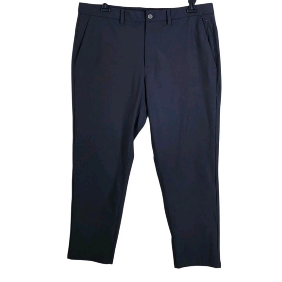 CRZ Yoga All Day Comfy Golf Pants Mens 40x30 Black Tapered Quick Dry (39x28.5) - Picture 4 of 11